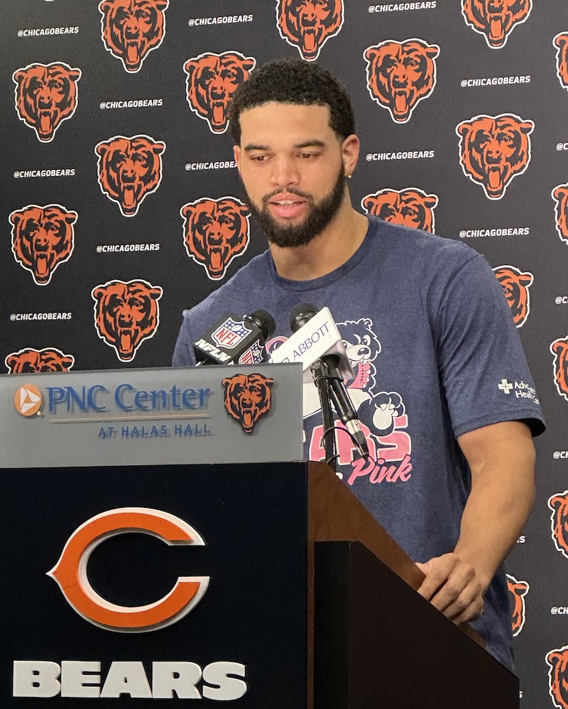 Chicago Bears QB Caleb Williams 2025