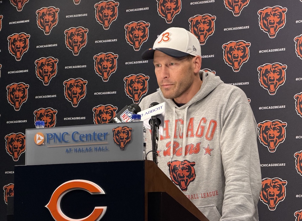 Chicago Bears coach Ben Johnson