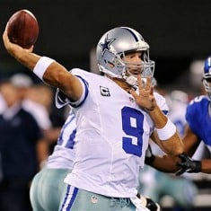 Cowboys QB Tony Romo