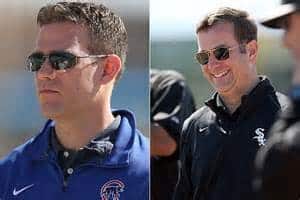 Cubs GM Theo Epstein and White Sox GM Rick Hahn
