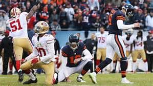 Bears Kicker Robbie Gould misses game winning FG against the 49ers