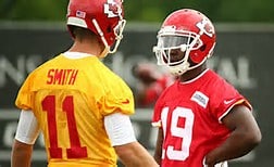 Chiefs QB Alex Smith and WR Jeremy Maclin