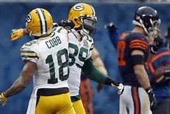 Green Bay WR's Randall Cobb and James Jones