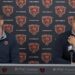 Chicago Bears GM Ryan Poles and coach Ben Johnson
