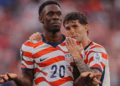 USMNT's Folarin Balogun and Christian Pulusic. Courtesy: ussoceer.com