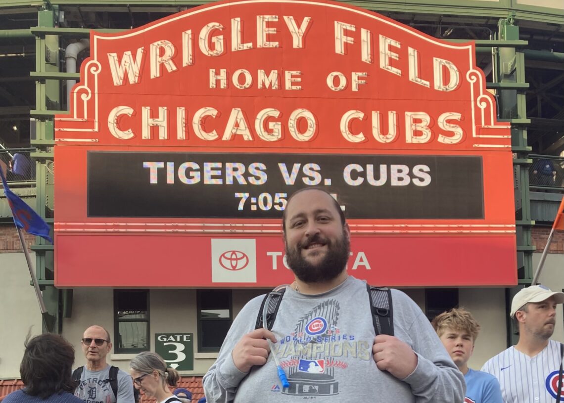 Meet Sam Goldsmith, the Cubs fan walking miles around Wrigley Field for his wedding day