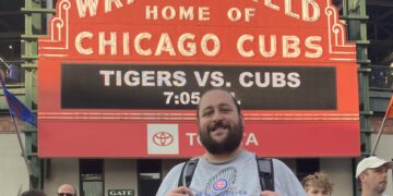 Meet Sam Goldsmith, the Cubs fan walking miles around Wrigley Field for his wedding day