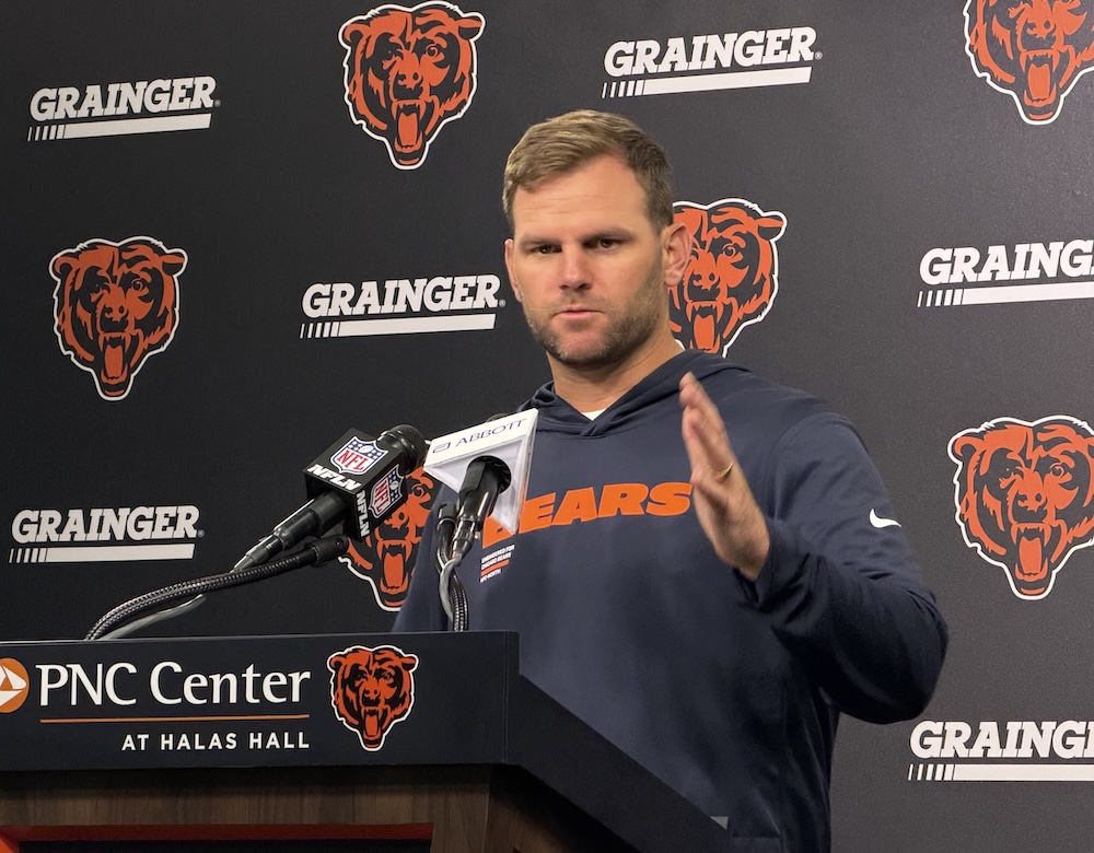 Bears Panthers Week 1 - Chicago Bears offensive coordinator Press Taylor