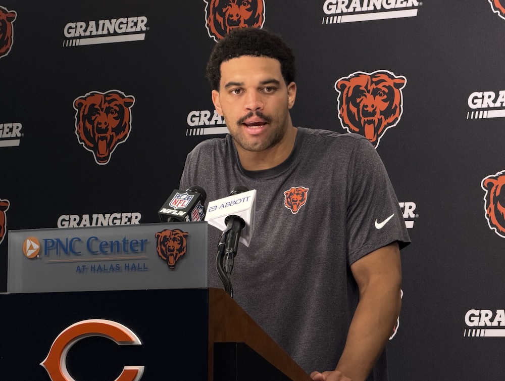Chicago Bears QB Caleb Williams - press conference